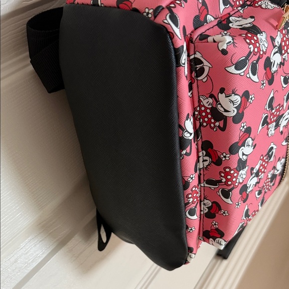 Bioworld Minnie Mouse Pink and Black Kids Backpack - Picture 6 of 16